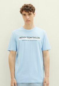 TOM TAILOR DENIM - T-Shirt print - washed out middle blue Thumbnail-Bild 1