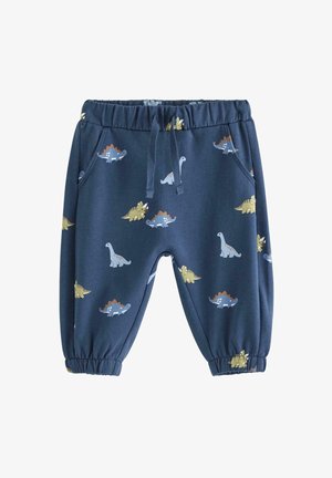 Lindex, LINDEX JOGGERS WITH DINOSAURS LINDEX UNISEX - Bukser - dark blue