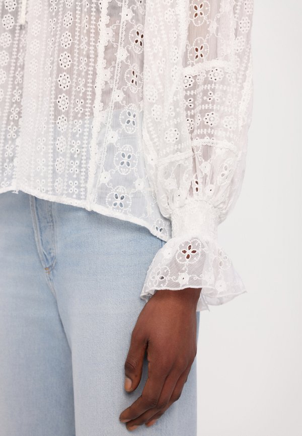 NORAH EYELET TIE PEASANT - Blouse2