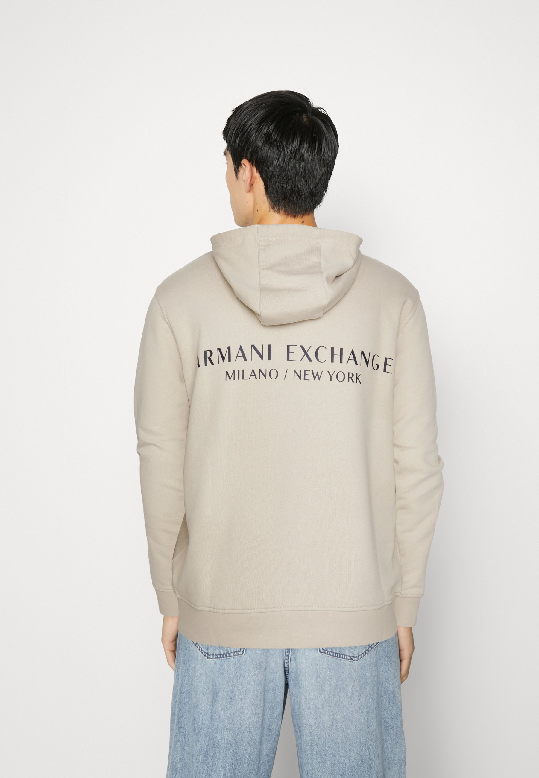 Armani Exchange Hoodie - taupe - Zalando.de