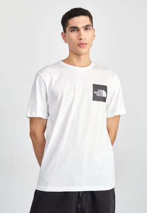 The North Face FINE TEE - T-Shirt print - white