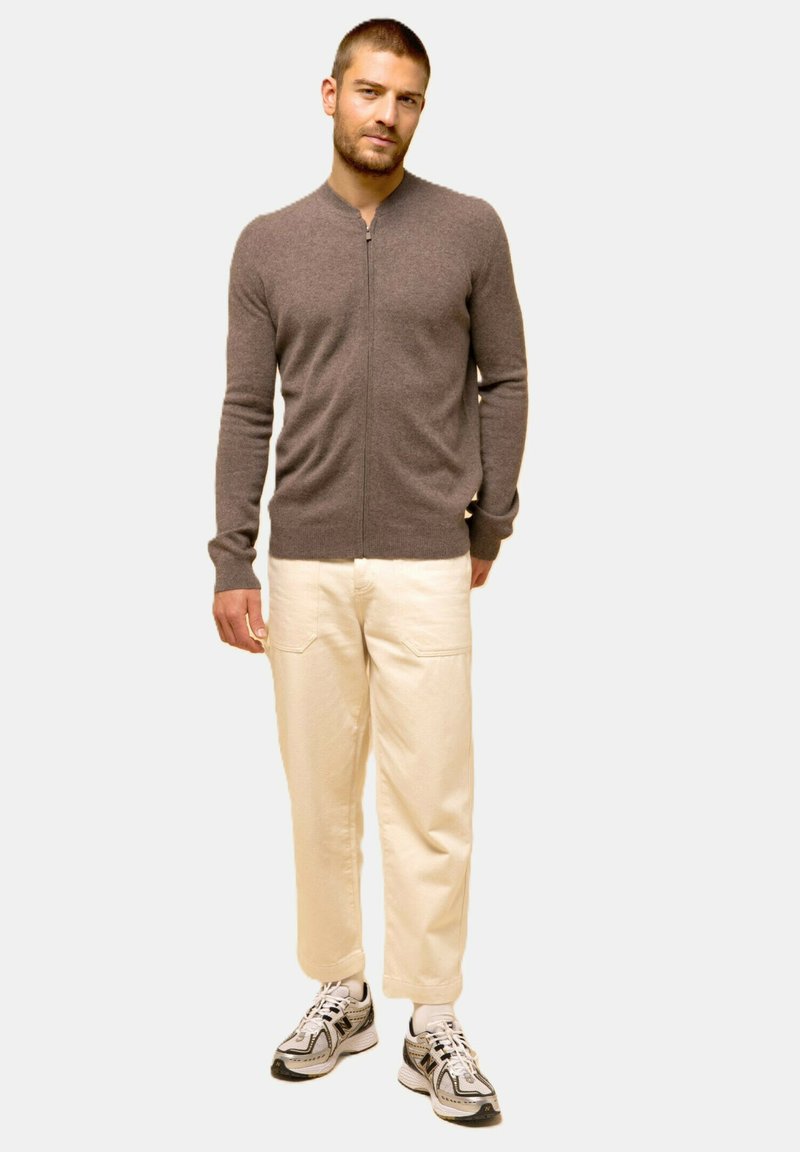 Just Cashmere Giubbotto Bomber - mottled taupe