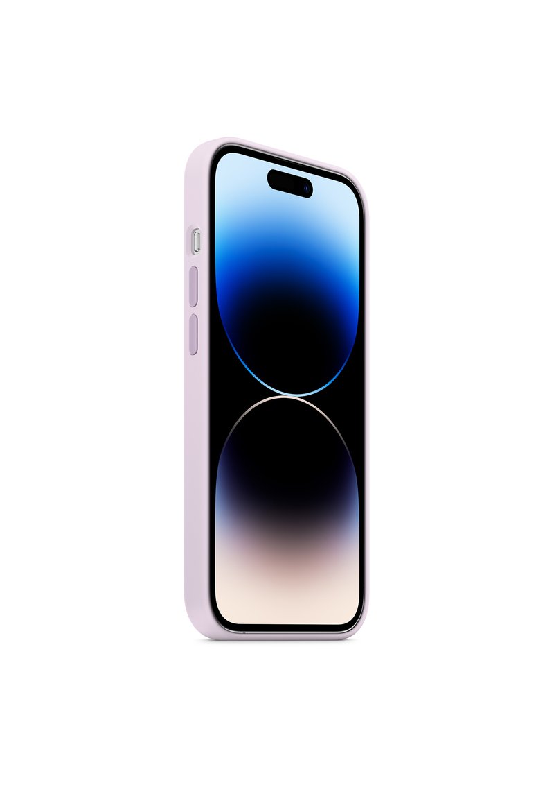 Kokio Cover Magnetica per iPhone 14 Pro Max 6,7 Pollici Case avec Cordino,Compatibile con MagSafe, Trasparente Morbido Custodia Paraurti Antiurto, Resistente all'us, Antigraffio, Viola
