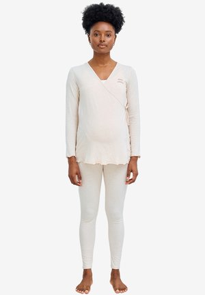 SET - Pyjama set - beige meliert
