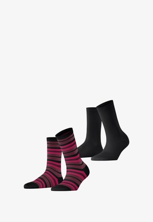 COLLEGE STRIPE 2-PACK - Socken - black