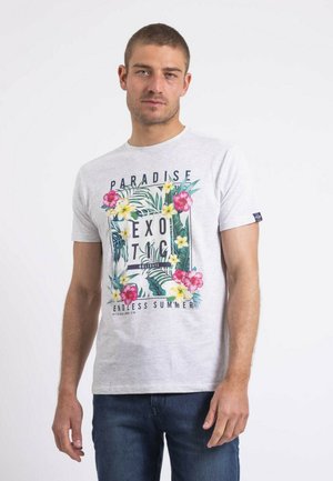 Ritchie Jeans COL ROND NOPAJOUX - T-shirt imprimé - ecru