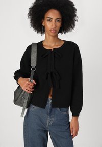 Vero Moda O NECK - Kardigan - black