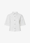 Denim PCSKY SHORT SLEEVED - Chemisier - bright white