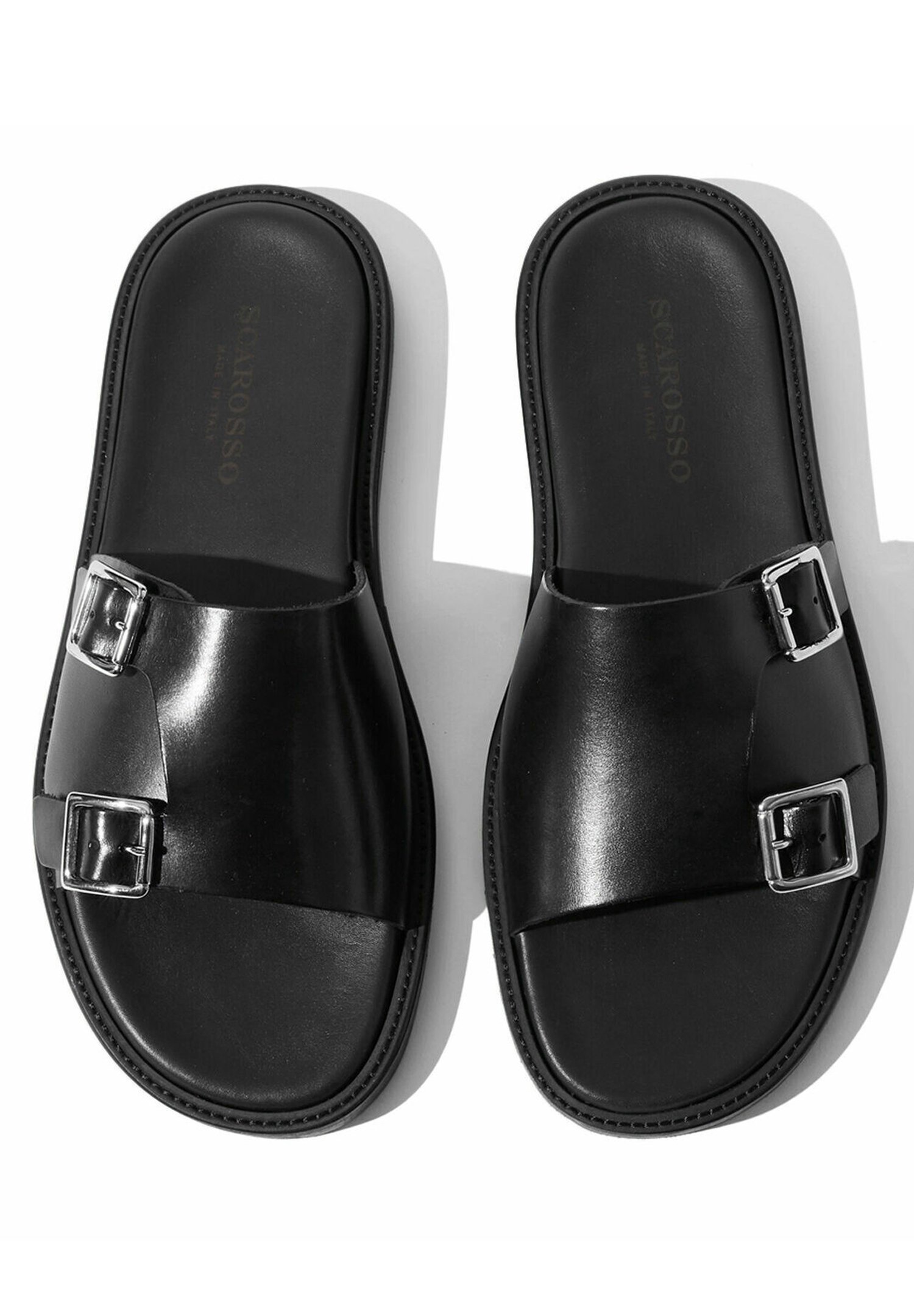 サンダル SCAROSSO SS21 Costantino Nero (COSTANTINOSANDBLACALF) c60002ce29f3473ea2099470ca7672