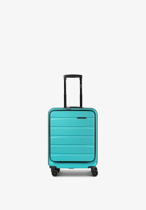 FRANKY, MUNICH 4.0 4 ROLLEN KABINENTROLLEY 55 CM LAPTOPFACH MIT DEHNFALTE UNISEX - Trolley - aqua dull