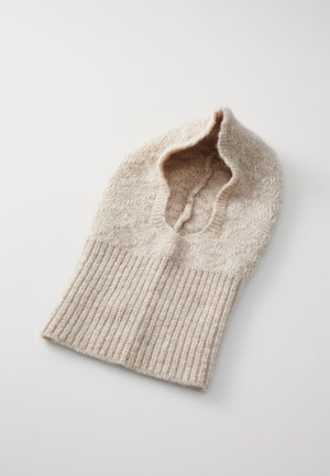 Becksöndergaard CABLE BALACLAVA - Berretto - birch white
