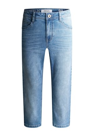 Soccx, CAPRI NORA  - Denim shorts - sky blue