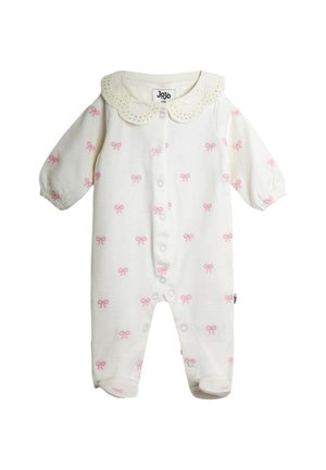 JoJo Maman Bébé REGULAR FIT - EMBROIDERED FOOTED  - Odijelo za spavanje - cream