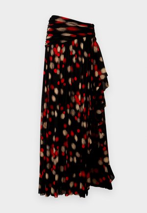 NATHALIE SKIRT - Maxiszoknya - ship lights black