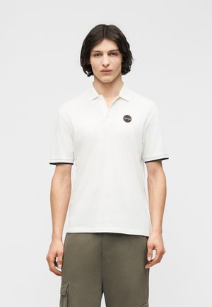 BADGE - Polo majica - white heron