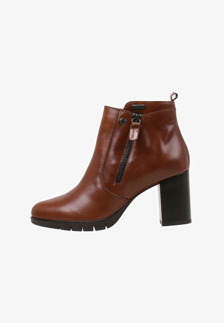 Sandra Fontán LINDA - Boots à talons - camel