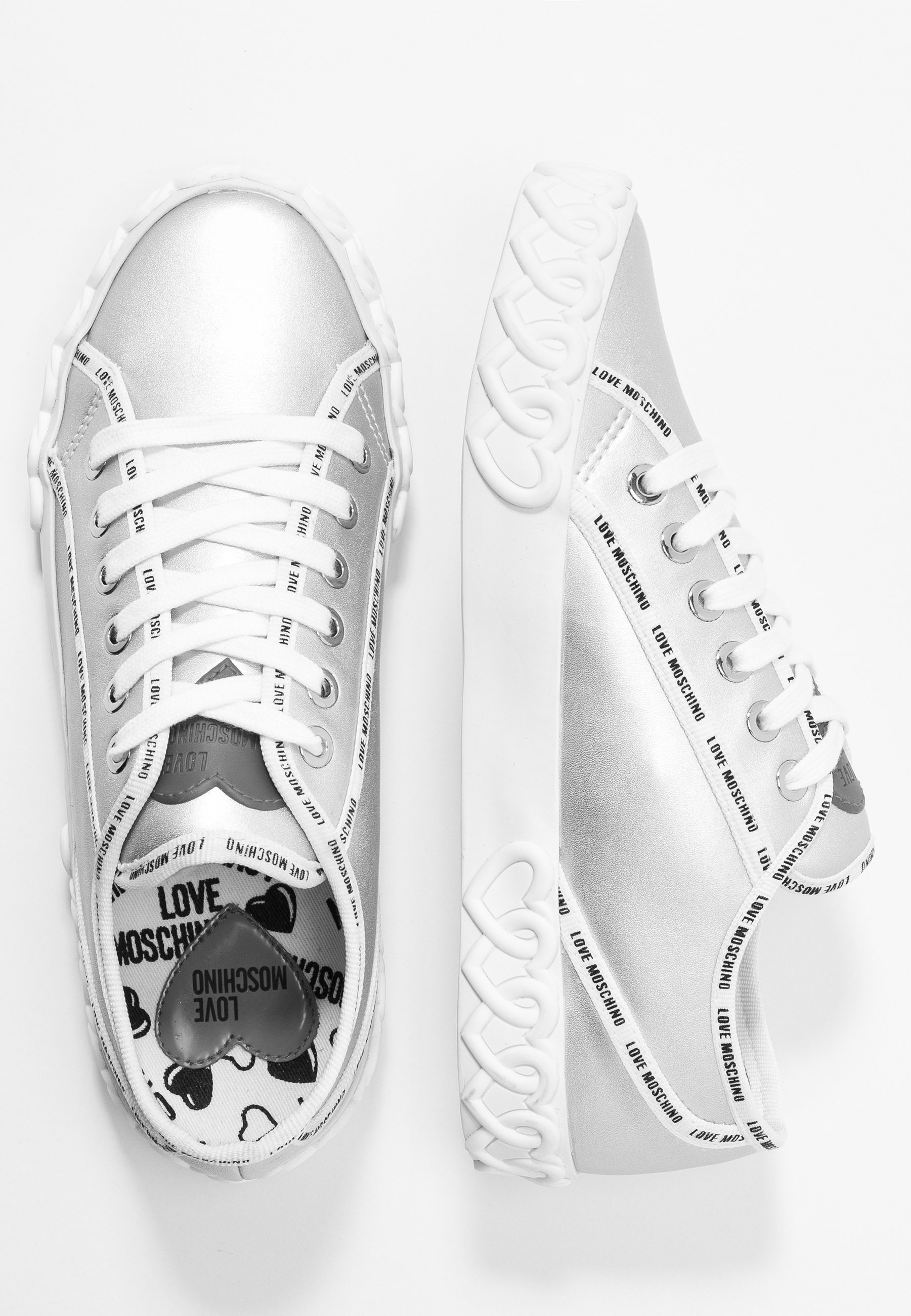 Love Moschino Baskets basses argento ZALANDO.FR Versace Jeans Couture Baskets basses argento ZALANDO.FR
