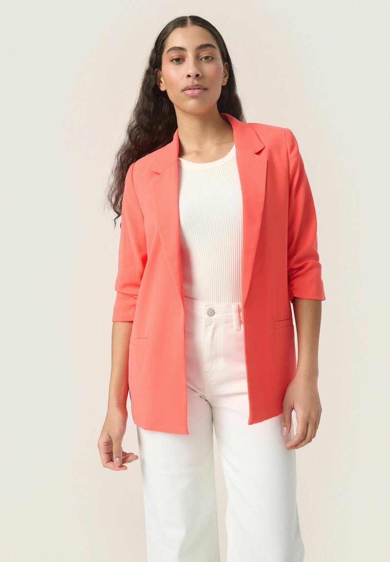 Soaked in Luxury SHIRLEY - Kratka jakna - hot coral