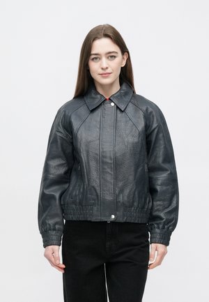 NULA - Nahkjakk - asphalt