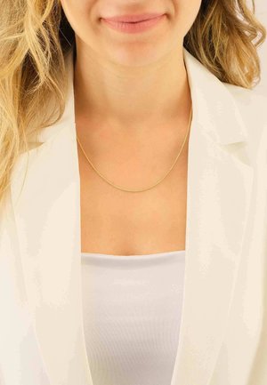 MUAU Schmuck, ZOPF - Collier - gelbgoldfarben