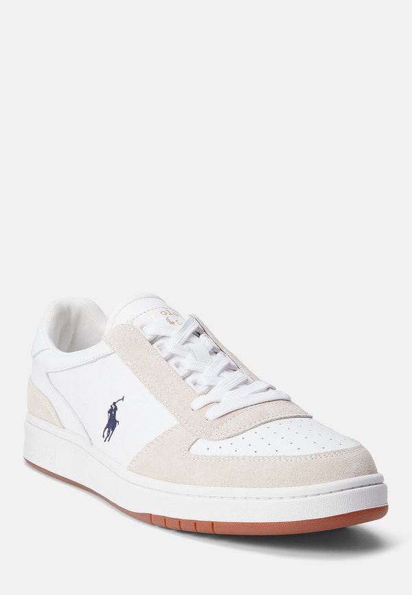 COURT LEATHER-SUEDE TRAINER - Trainers - weiß3