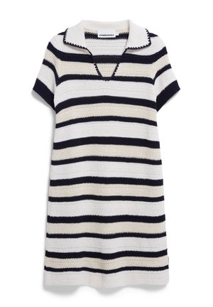 ARMEDANGELS, PAOLINAA CROCHET - Gebreide jurk - raw white night sky