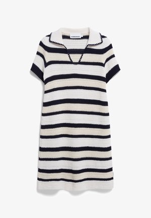 ARMEDANGELS, PAOLINAA CROCHET - Gebreide jurk - raw white night sky
