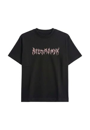 John Richmond, NETEH - T-shirt con stampa - black