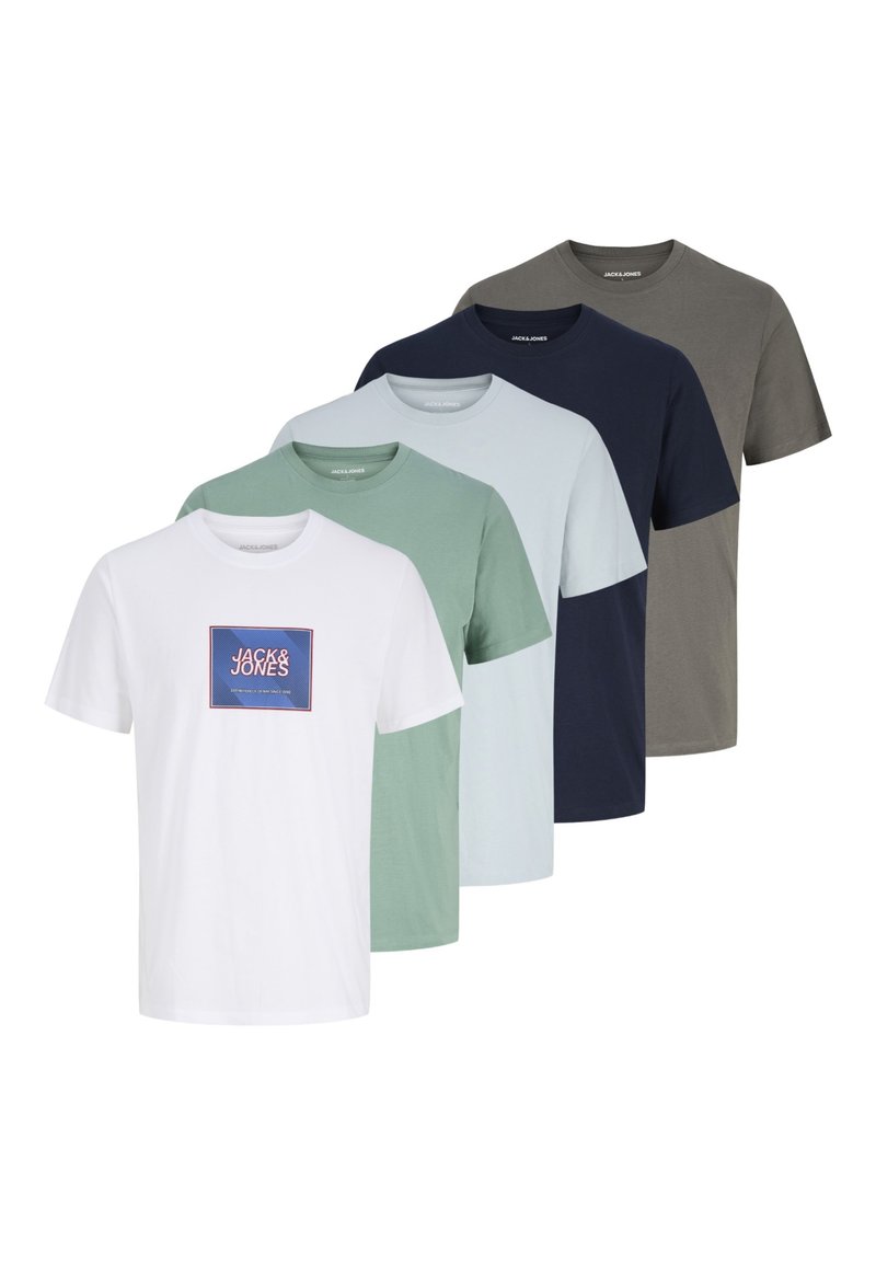 jack & jones T-shirt print lichtblauw