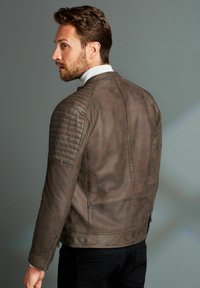 Next QUILTED RACER - Jachetă piele - brown