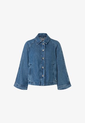 More & More, MORE & MORE LÄSSIGE, WEITE, KASTIGE JEANSJACKE - Jeansjacke - middle blue denim