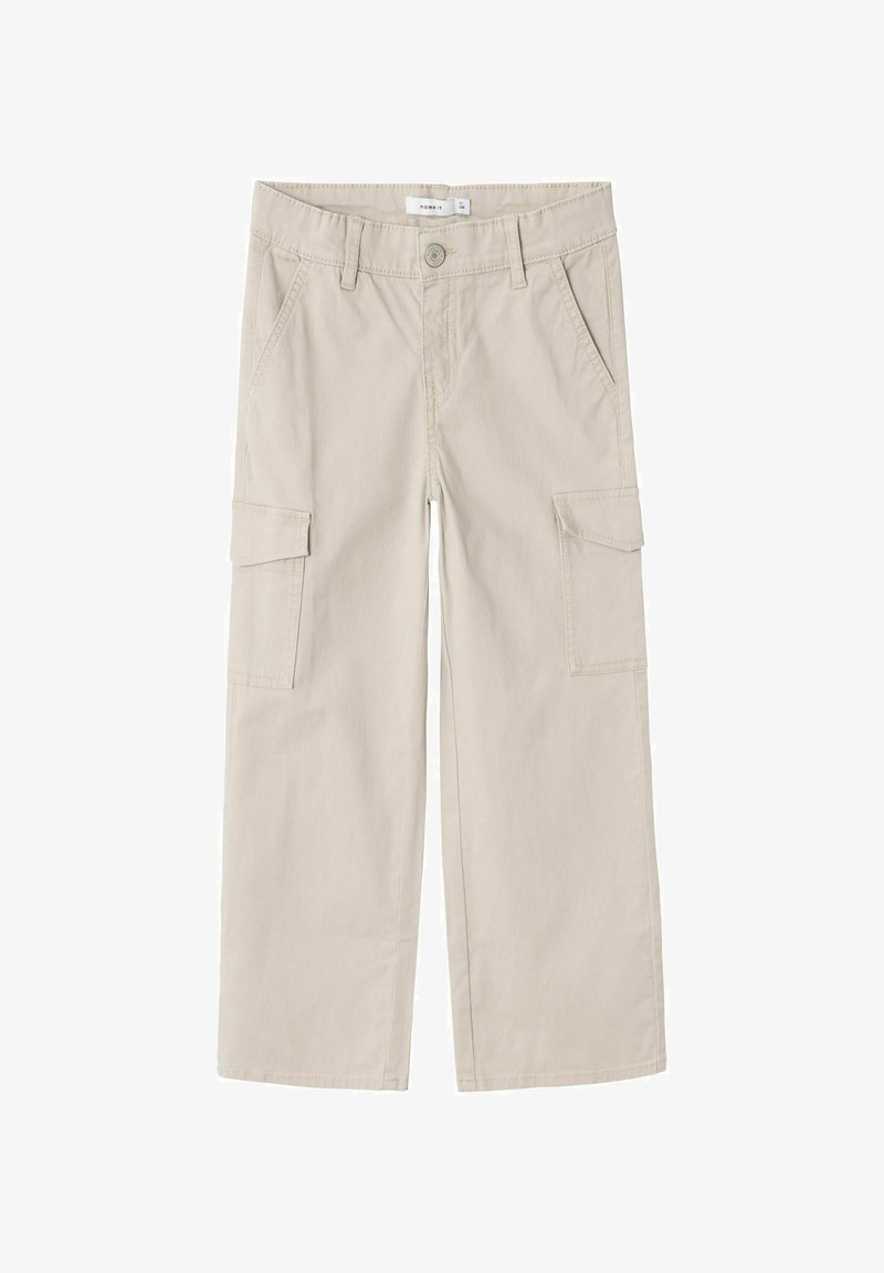 Name it WIDE - Cargohose - pure cashmere