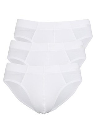 Weiße Baumwollunterhosen im Dreierpack, mit nahtlosem Design, elastischem Bund und weichem Stoff für zusätzlichen Komfort.