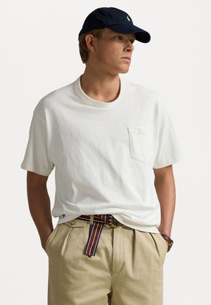 BIG FIT HEAVYWEIGHT JERSEY T-SHIRT - Pamata T-krekls - white