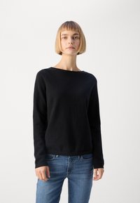 Marc O'Polo LONGSLEEVE ROUND NECK - Džemper - black