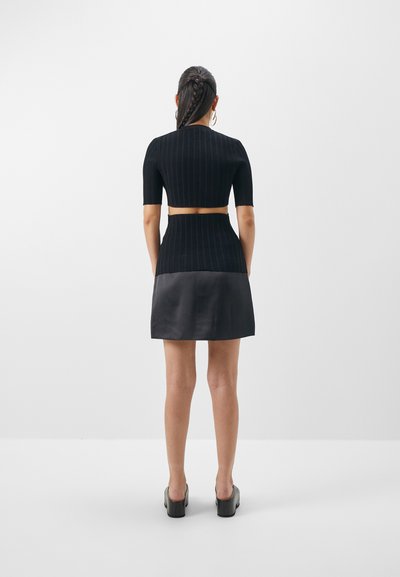 Proenza Schouler White Label CUT OUT - Μπλουζάκι με στάμπα - black