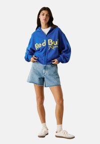 Red Bull Racing x Pepe Jeans Majica s kapuljačom i patentnim zatvaračem - electric blue