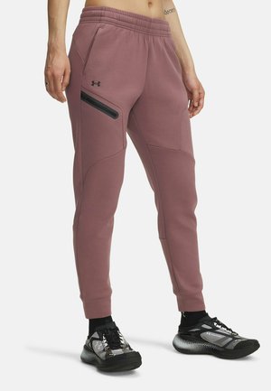 UNSTOPPABLE FLEECE - Verryttelyhousut - maroon mist
