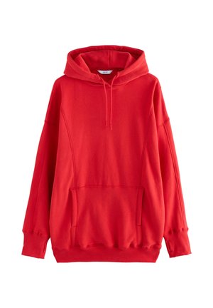 REGULAR FIT - ACTIVE LONGLINE OVERHEAD  - Kapucnis pulóver - cherry red