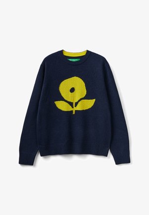 United Colors of Benetton, Pullover - blue