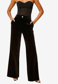 Lipsy REGULAR FIT - WIDE  - Housut - black