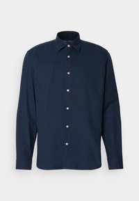 Marc O'Polo KENT COLLAR LONG SLEEVES NO POCKET ROUND HEM - Hemd - total eclipse