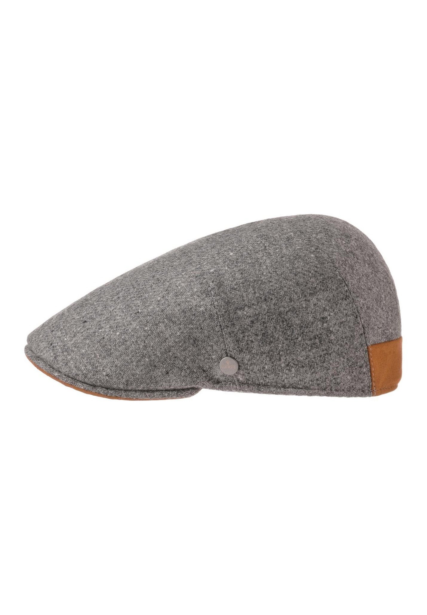 LIERYS Flatcap Aus 100% Schurwolle – Handgefertigt In Italien, Mit Lederakzenten