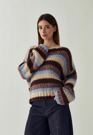 Noella, N-MARCELL KNIT - Пуловер - devony stripe
