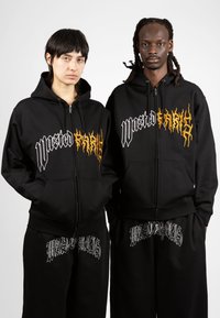 Wasted Paris HOODIE ZIP DARK PITCHER UNISEX - Φούτερ με φερμουάρ - black/bronze