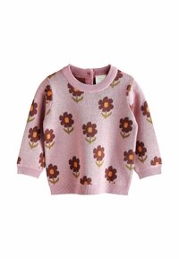 Next SET - REGULAR FIT - Trui - purple flower print