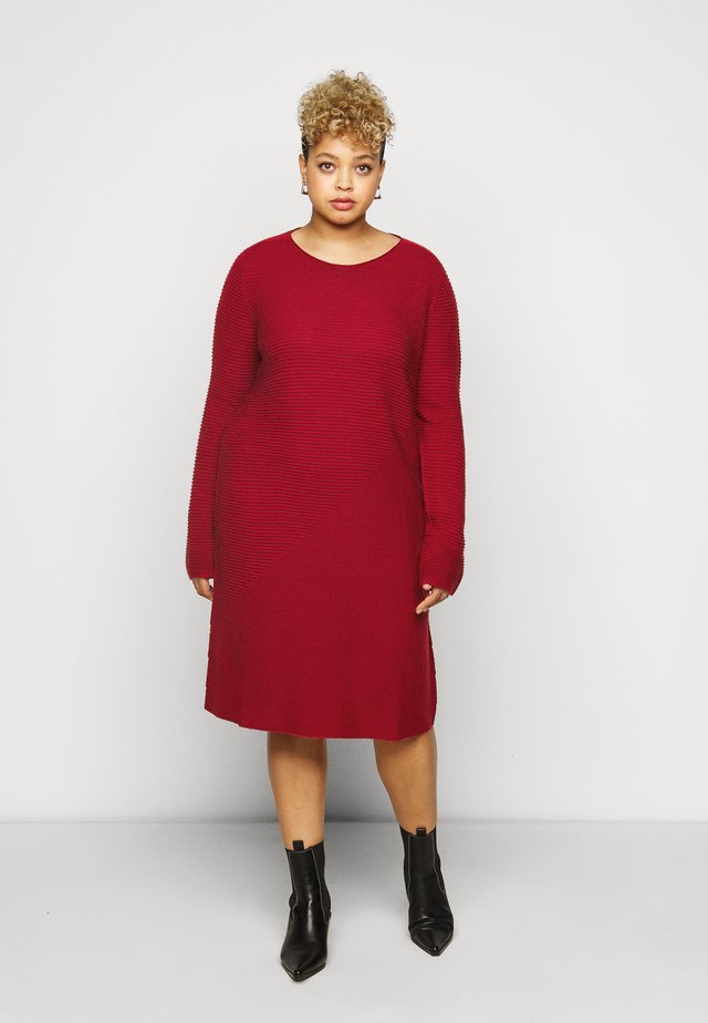 GANGE - Jumper dress - red