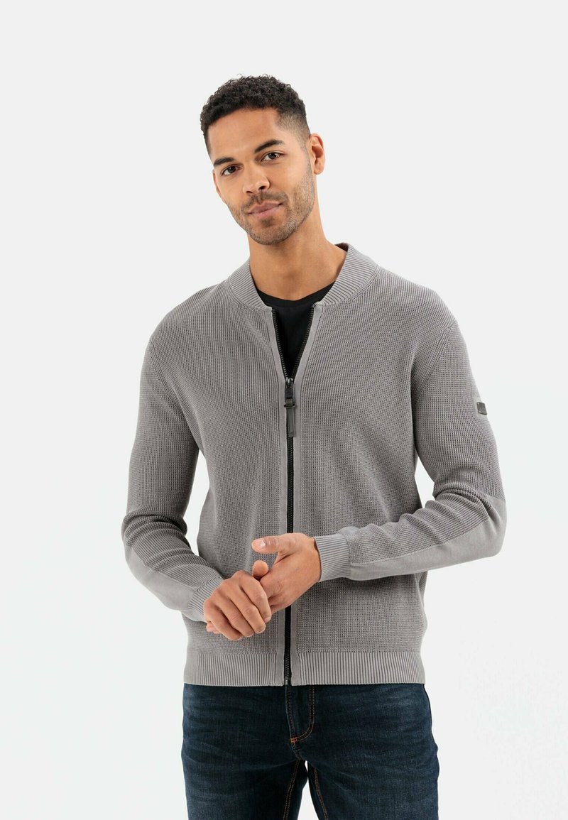 camel active Cardigan stone grey/grå Zalando.dk
