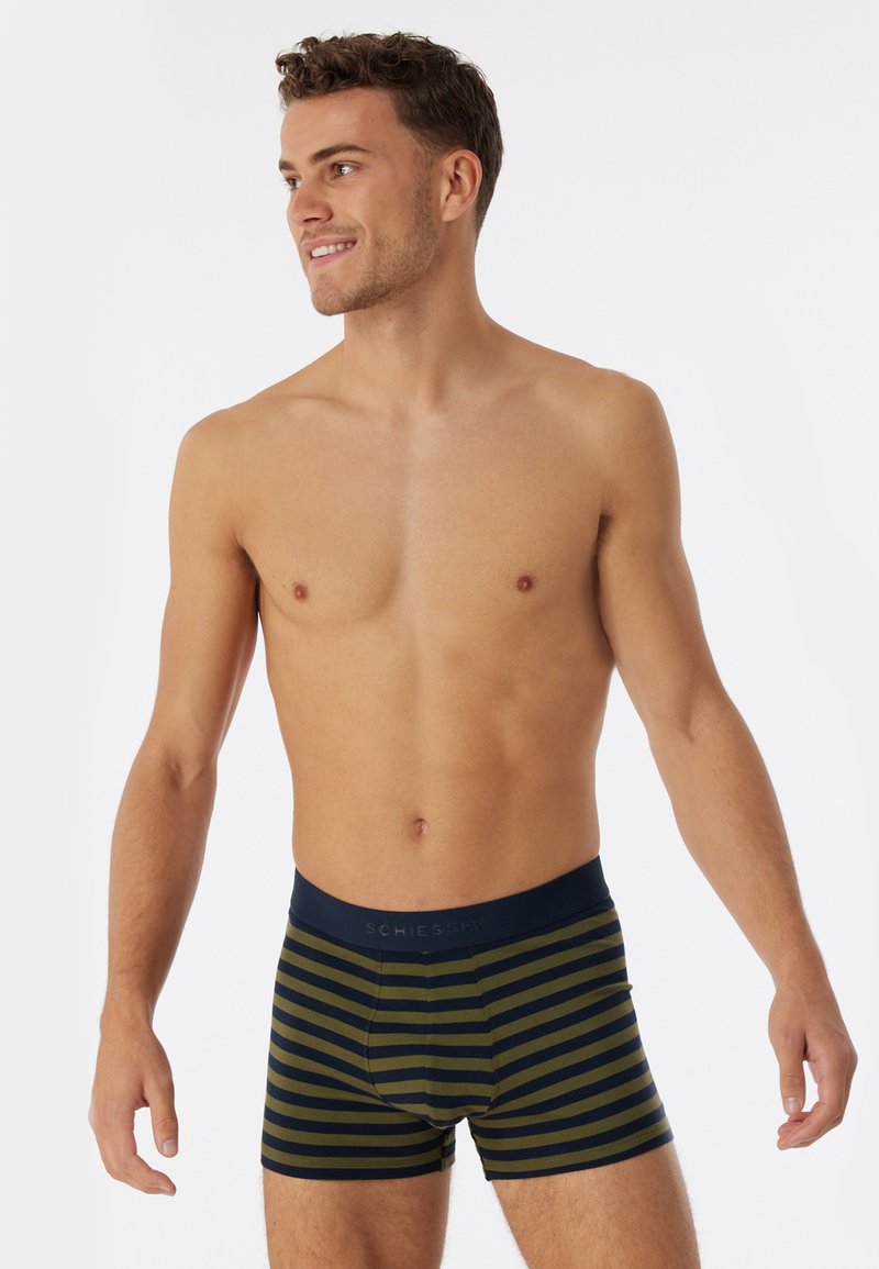 Schiesser 95/5 COTTON - 3ER PACK SHORT - Boxers - blue