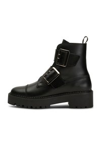 Shoe The Bear - STB-IDA STRAP WARM L - Cowboy-/Bikerlaarsjes - black Miniatuurafbeelding 1
